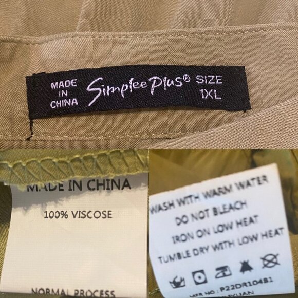 Simplee Plus Boho Short Ruffled Dress, Size 1XL - Picture 10 of 11